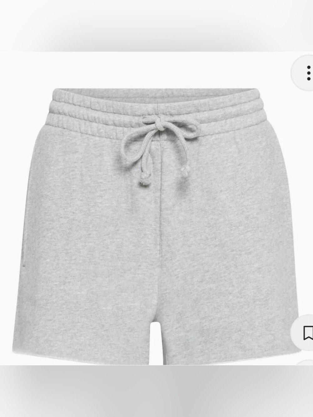 Aritzia TNA Cozy Fleece Sweat Shorts